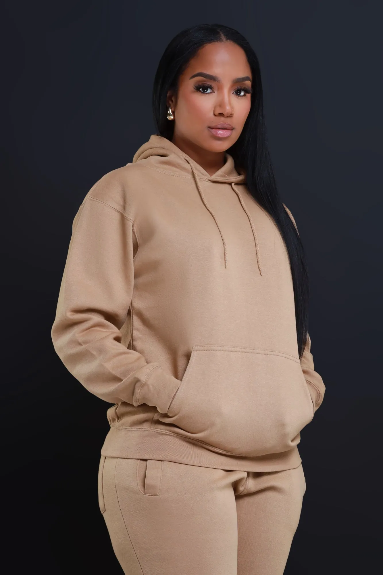 State Of Mind Hooded Sweatshirt - Sand sold by Swankaposh product image thumbnail 5