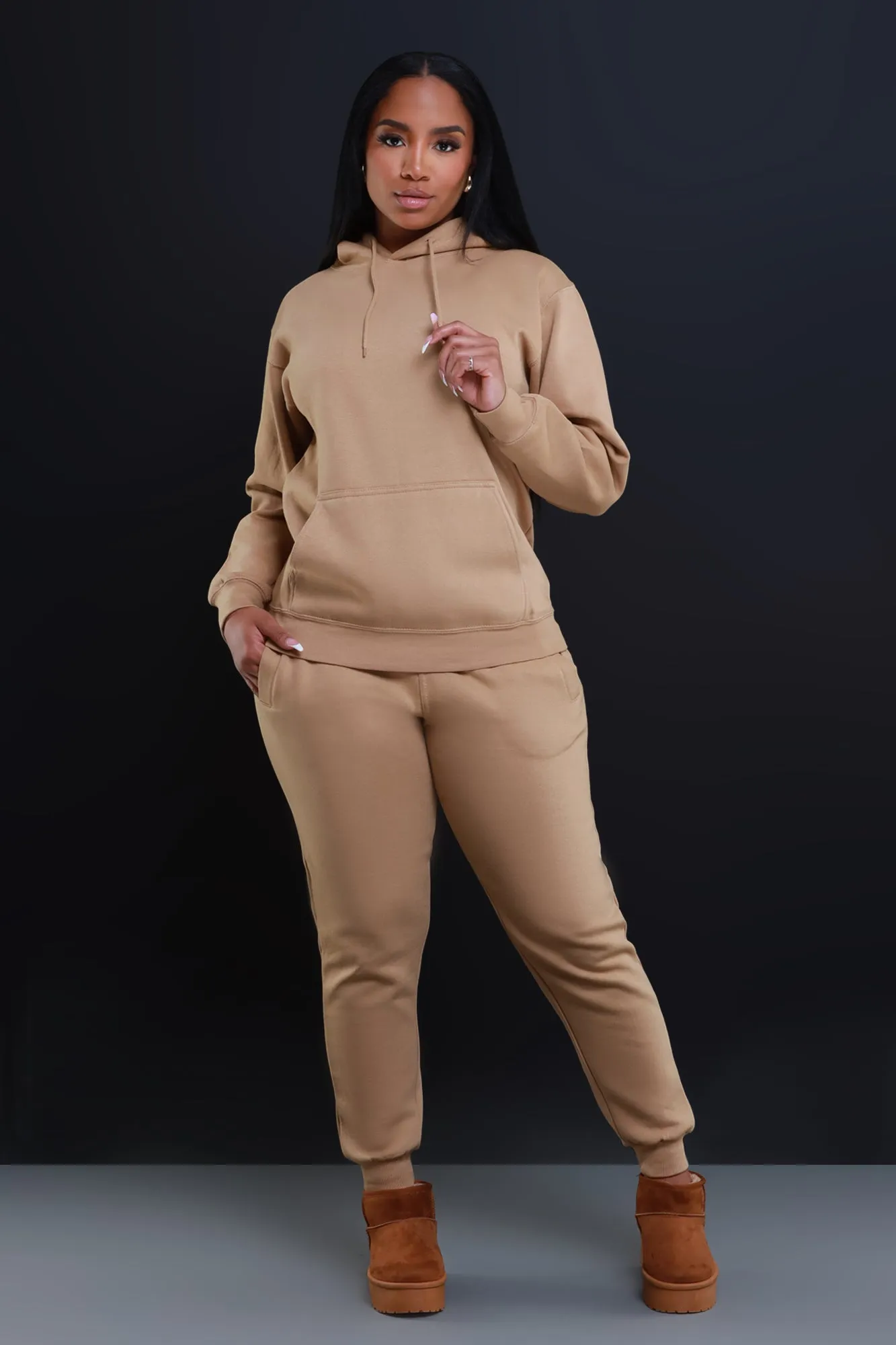 State Of Mind Hooded Sweatshirt - Sand sold by Swankaposh product image thumbnail 2