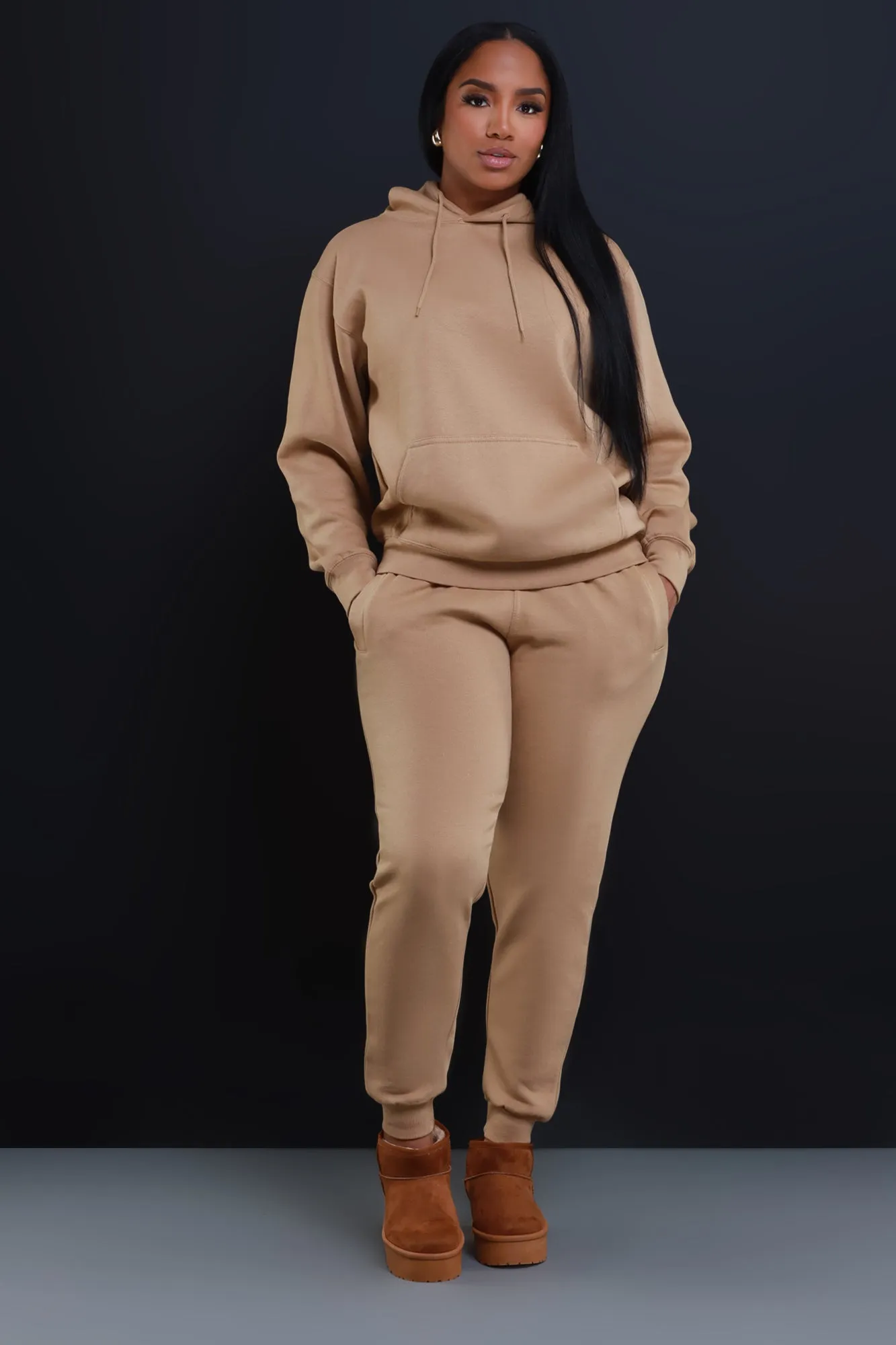 State Of Mind Hooded Sweatshirt - Sand sold by Swankaposh product image thumbnail 4