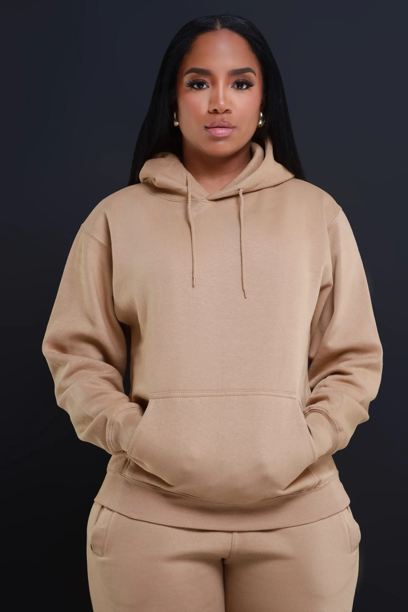State Of Mind Hooded Sweatshirt - Sand sold by Swankaposh