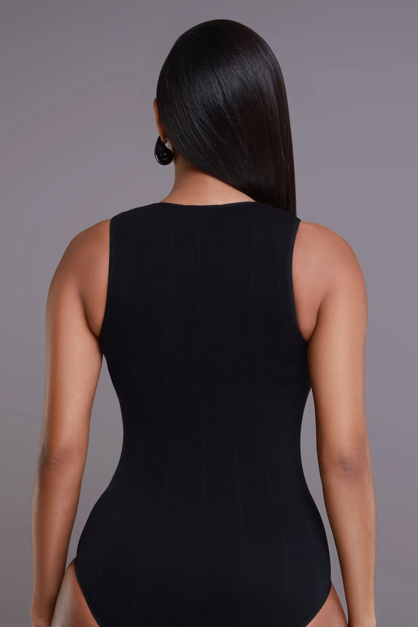 TBH Sleeveless Bodysuit - Black sold by Swankaposh product image thumbnail 3