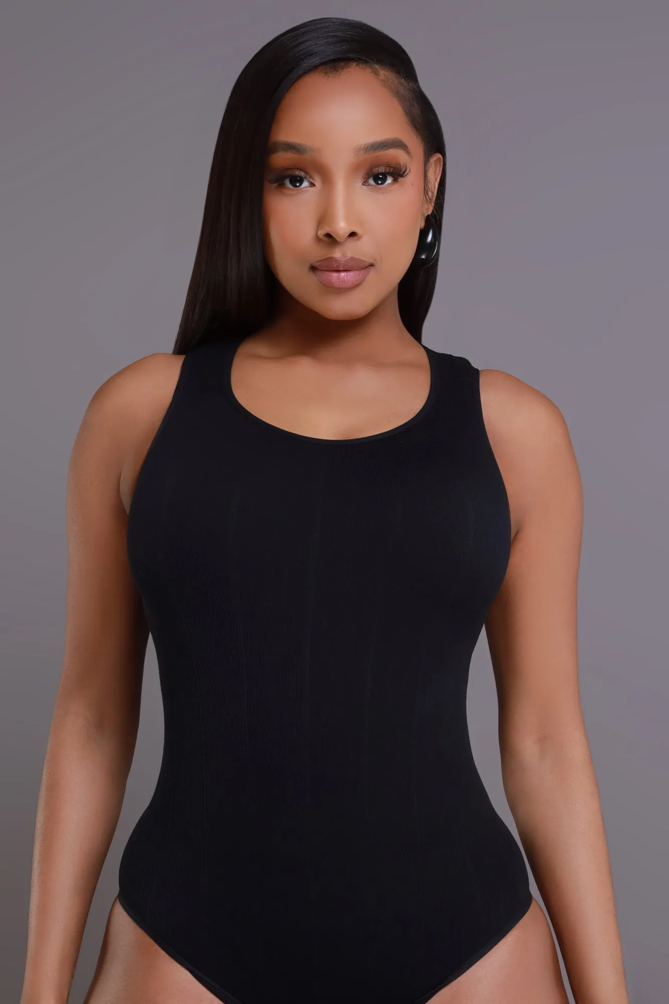 TBH Sleeveless Bodysuit - Black sold by Swankaposh