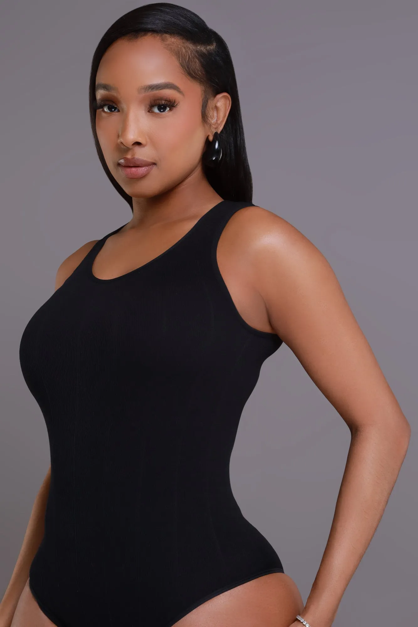 TBH Sleeveless Bodysuit - Black sold by Swankaposh product image thumbnail 5