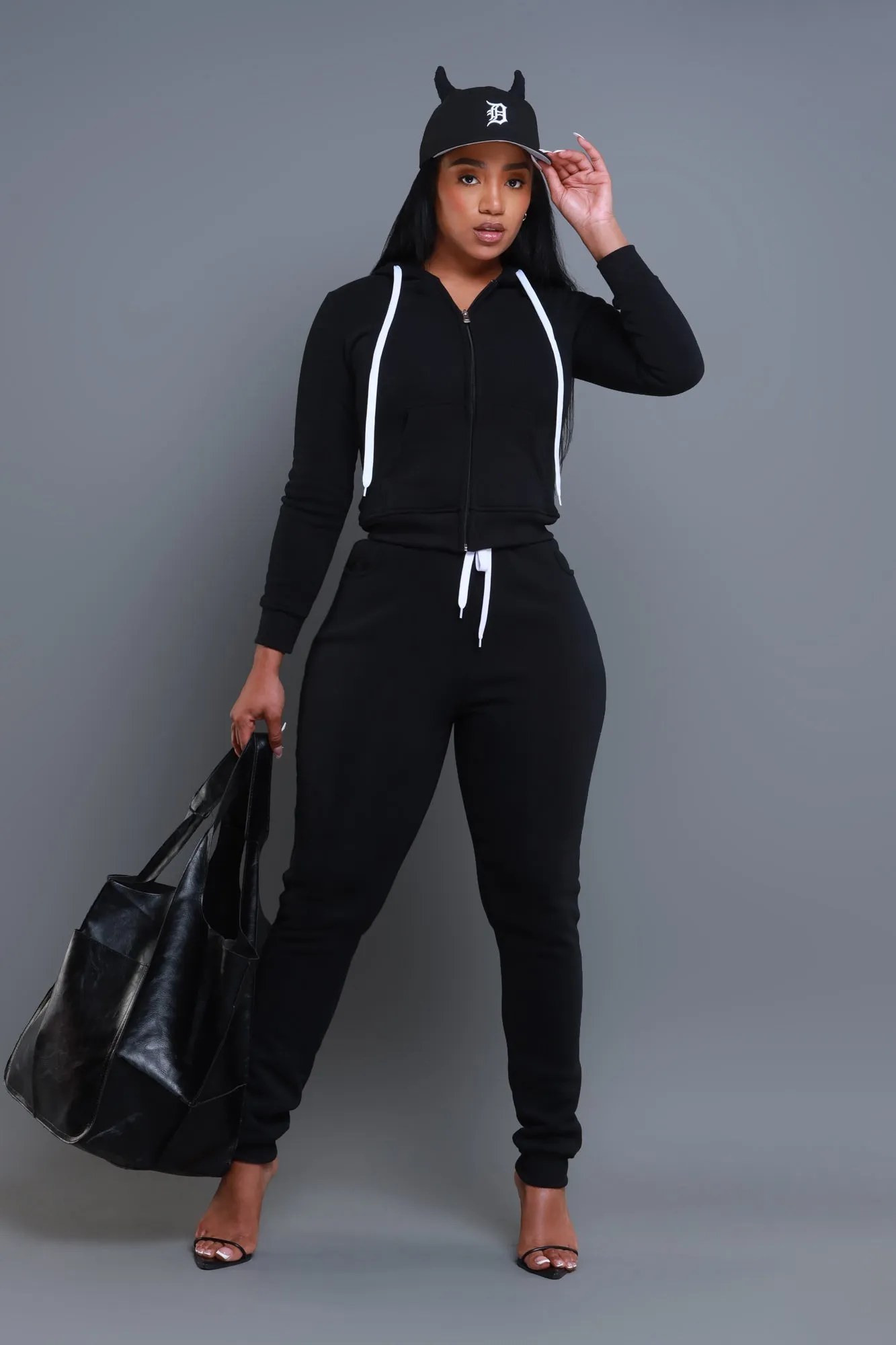 Like That Jogger Set - Black sold by Swankaposh product image thumbnail 4