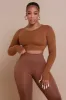 Better Half NUW Eco Friendly Crop Top - Cocoa sold by Swankaposh