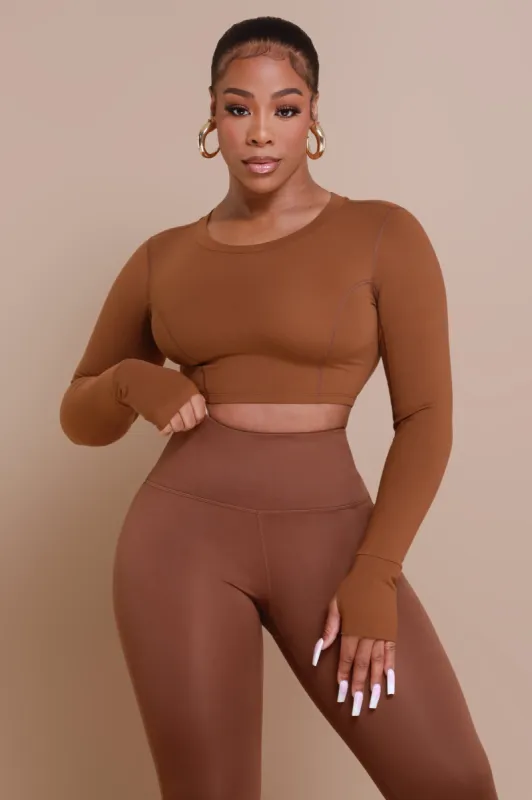 Better Half NUW Eco Friendly Crop Top - Cocoa sold by Swankaposh
