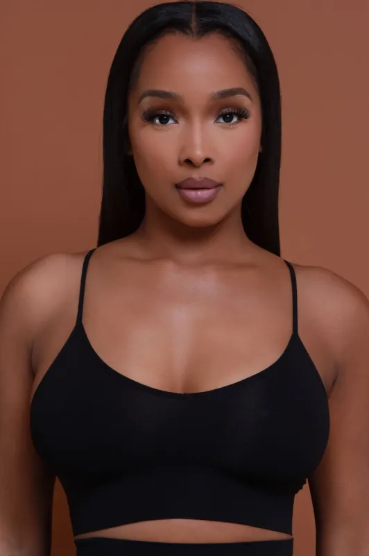Seamless Sculpt Bralette - Black No.101 sold by Swankaposh
