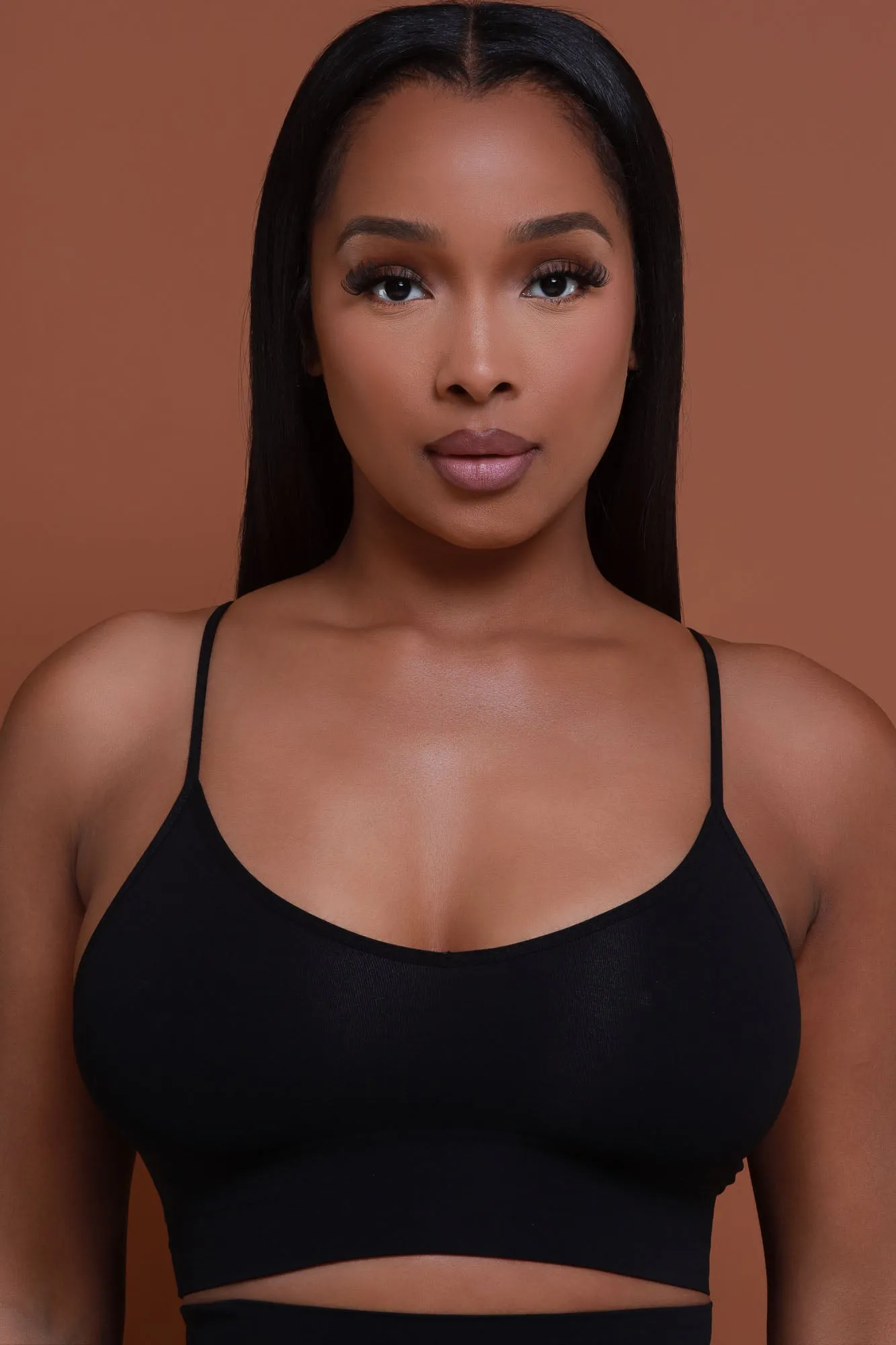 Seamless Sculpt Bralette - Black No.101 sold by Swankaposh