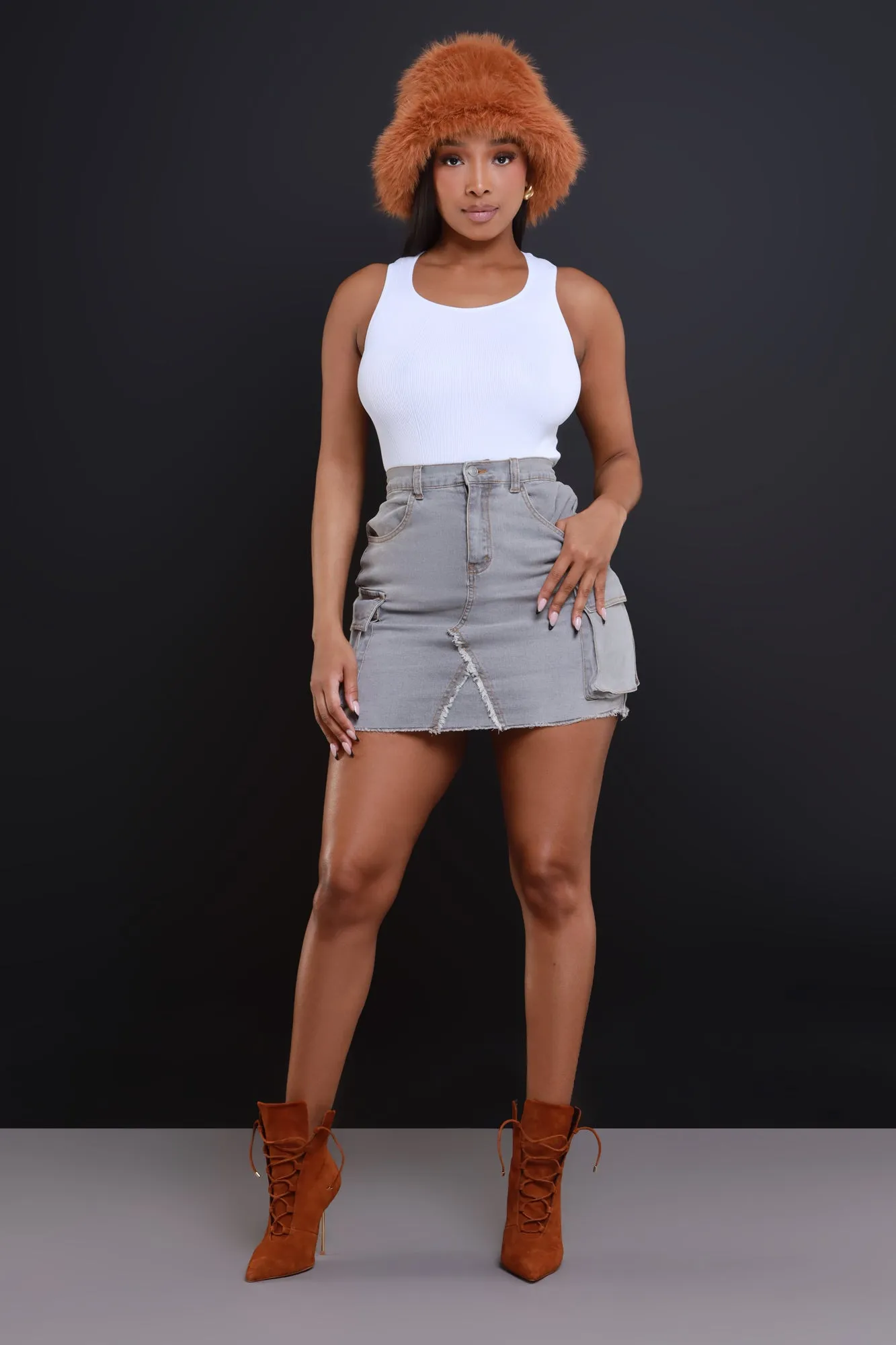 TBH Sleeveless Bodysuit - White sold by Swankaposh product image thumbnail 2