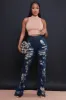 Sit Tight Micro Ribbed Pocket Crop Top - Caramel sold by Swankaposh