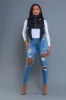 Girl Fight Cropped Cut Out Puffer Vest - Black sold by Swankaposh