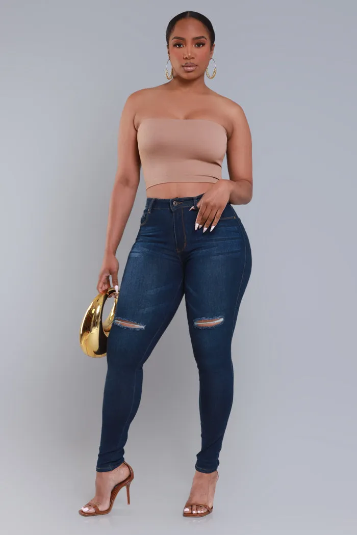 Basketball Vibes Rhinestone Hoop Earrings - Gold sold by Swankaposh product image thumbnail 5