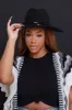 Boost It Chain Detailed Wide Brim Fedora - Black sold by Swankaposh