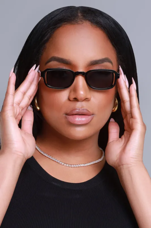 Take A Trip Retro Sunglasses - Black sold by Swankaposh