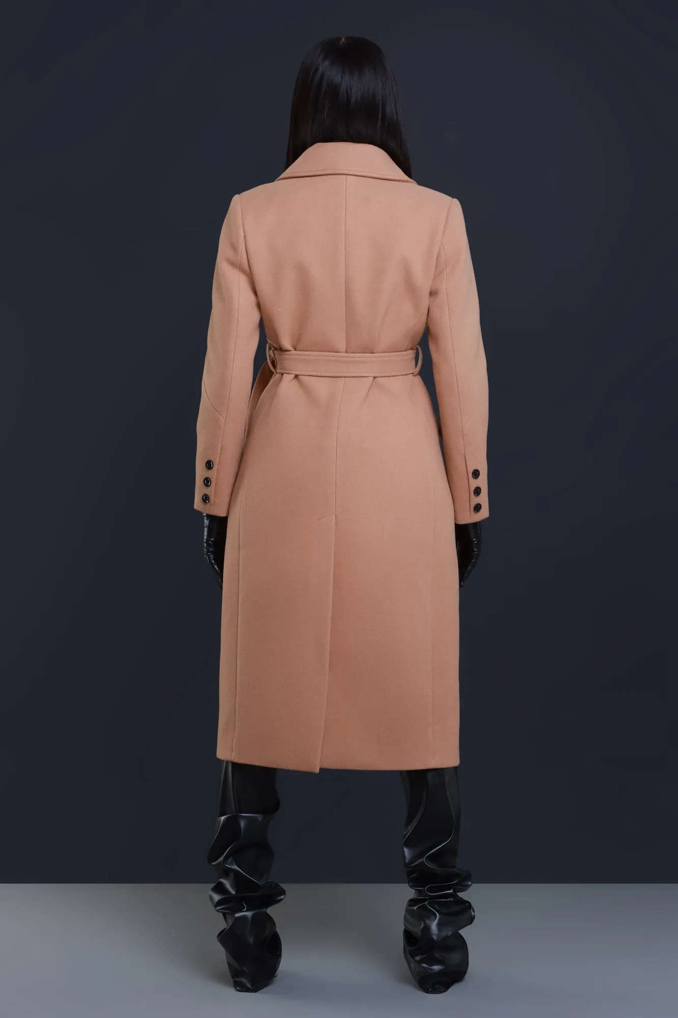 In My Prime Double Breasted Wool Coat - Tan sold by Swankaposh product image thumbnail 3