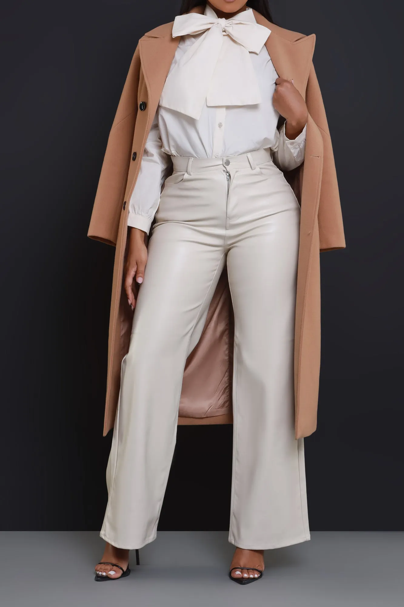 In My Prime Double Breasted Wool Coat - Tan sold by Swankaposh product image thumbnail 4