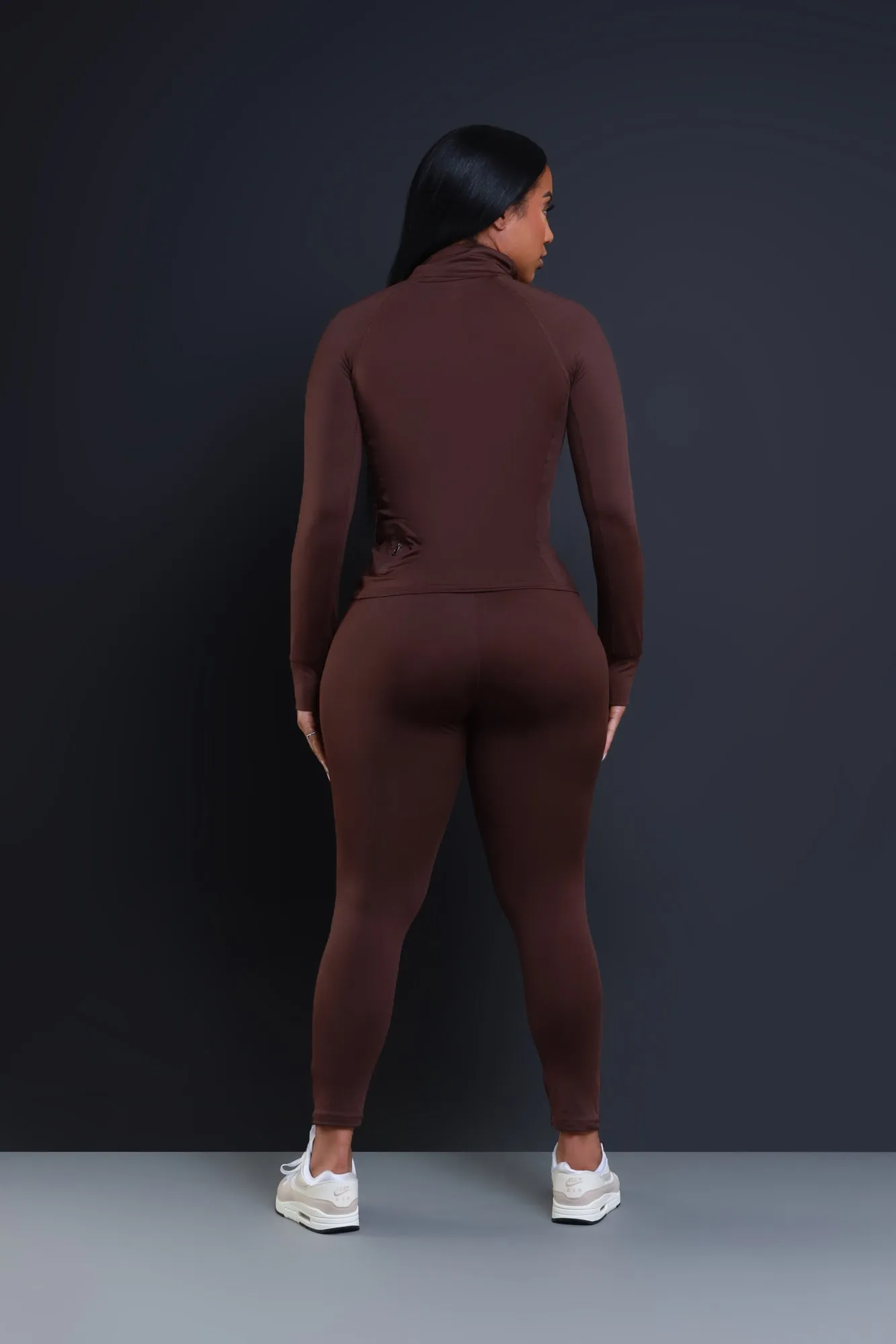 Easy Fit Athletic Set - Chocolate sold by Swankaposh product image thumbnail 3