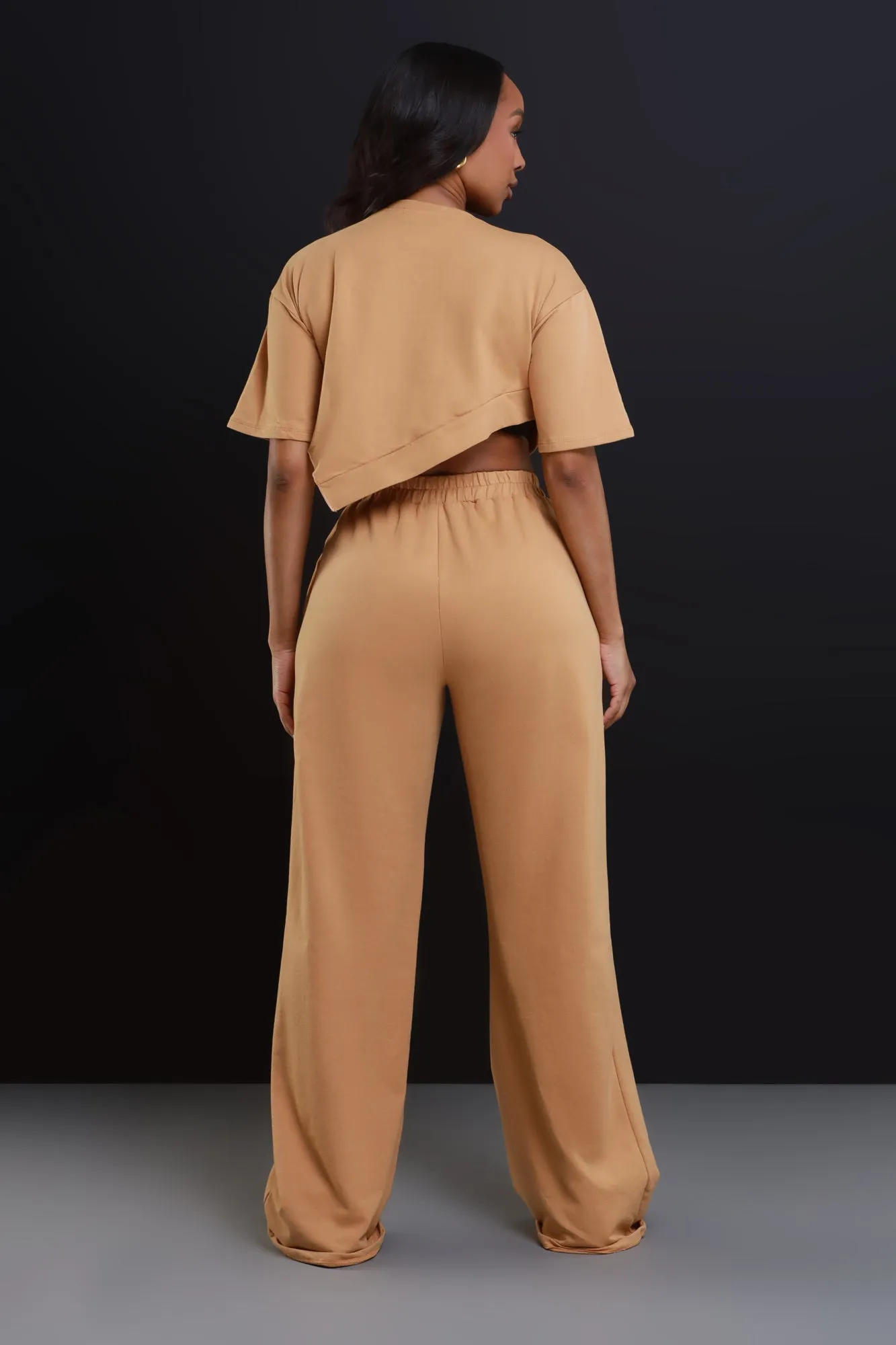 Overloaded Cropped Pants Set - Camel sold by Swankaposh product image thumbnail 3