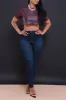 On Strike High Rise Jeans - Dark Wash sold by Swankaposh