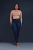 On Strike High Rise Jeans - Dark Wash sold by Swankaposh