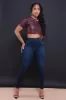 On Strike High Rise Jeans - Dark Wash sold by Swankaposh