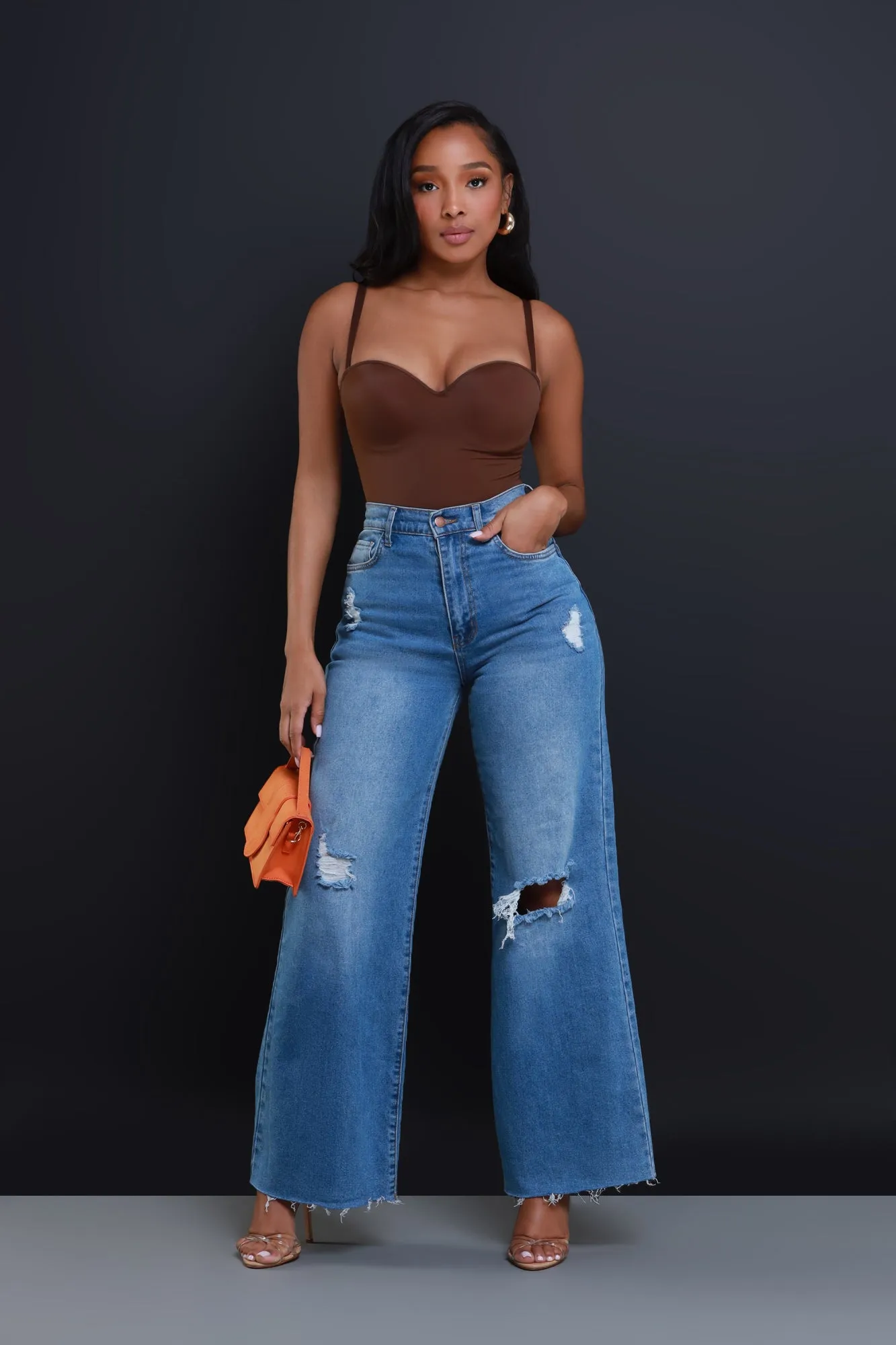 Doctored Form Shapewear Bodysuit - Chocolate No. 124 sold by Swankaposh product image thumbnail 3