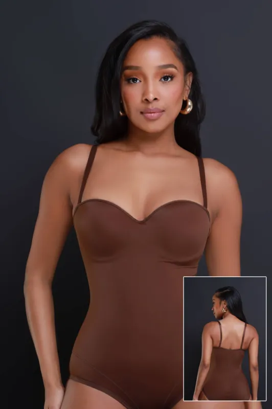 Doctored Form Shapewear Bodysuit - Chocolate No. 124 sold by Swankaposh