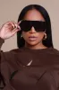 Blindspot Oversized Square Sunglasses - Black sold by Swankaposh