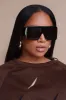 Blindspot Oversized Square Sunglasses - Black sold by Swankaposh
