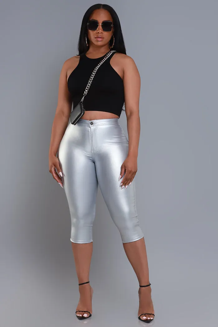 Another Chance Cropped Tank Top - Black sold by Swankaposh product image thumbnail 2