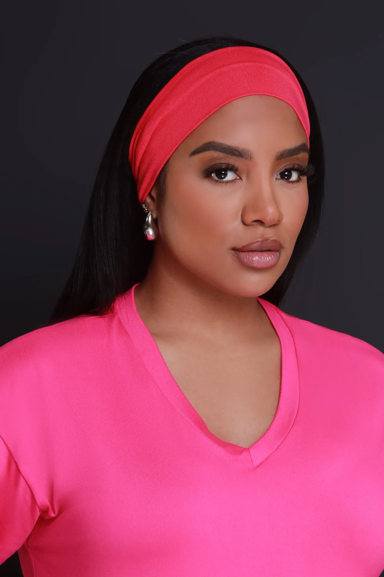 Felt Cute Stretchy Headband - Pink sold by Swankaposh