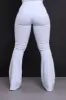 Super Swank High Rise Flare Stretchy Jeans - White sold by Swankaposh