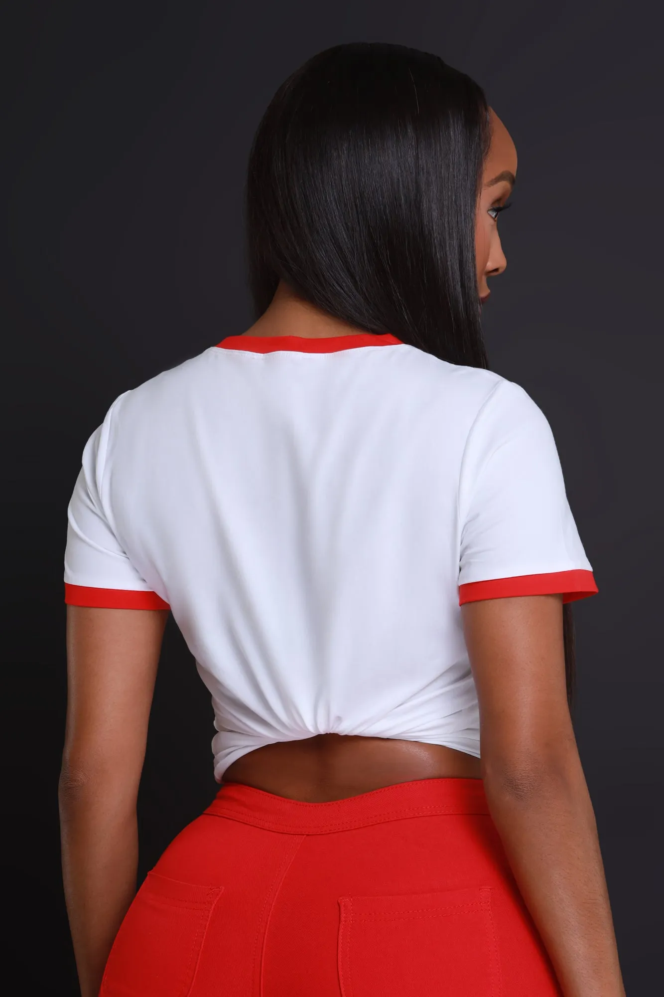 Love Paris Embellished Graphic T-Shirt - White sold by Swankaposh product image thumbnail 3