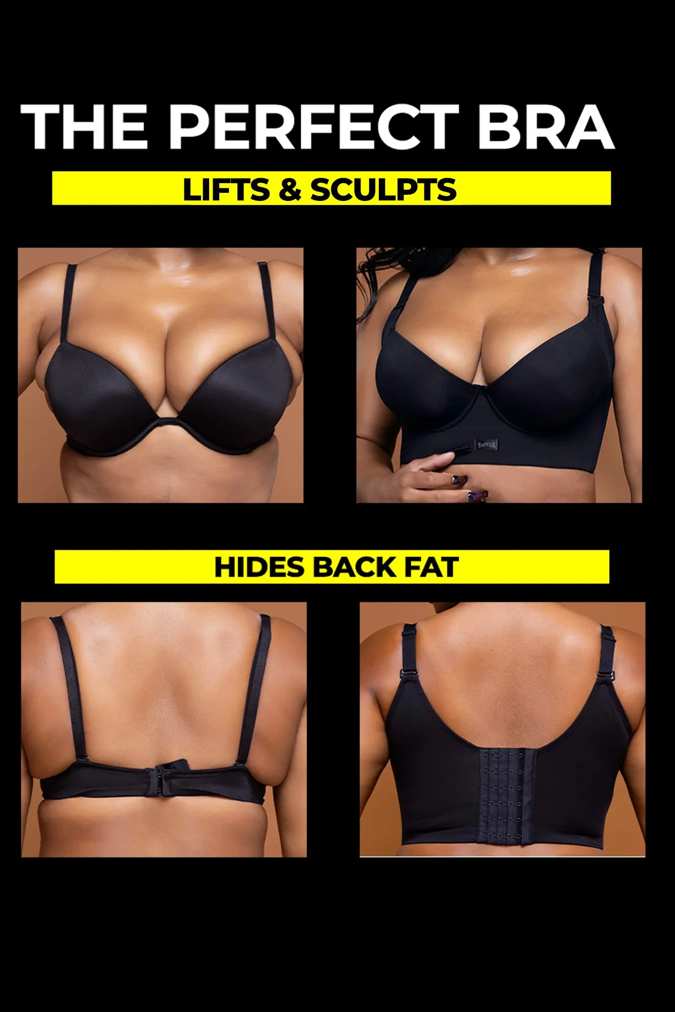 The Perfect Bra - Black No. 254 sold by Swankaposh product image thumbnail 4