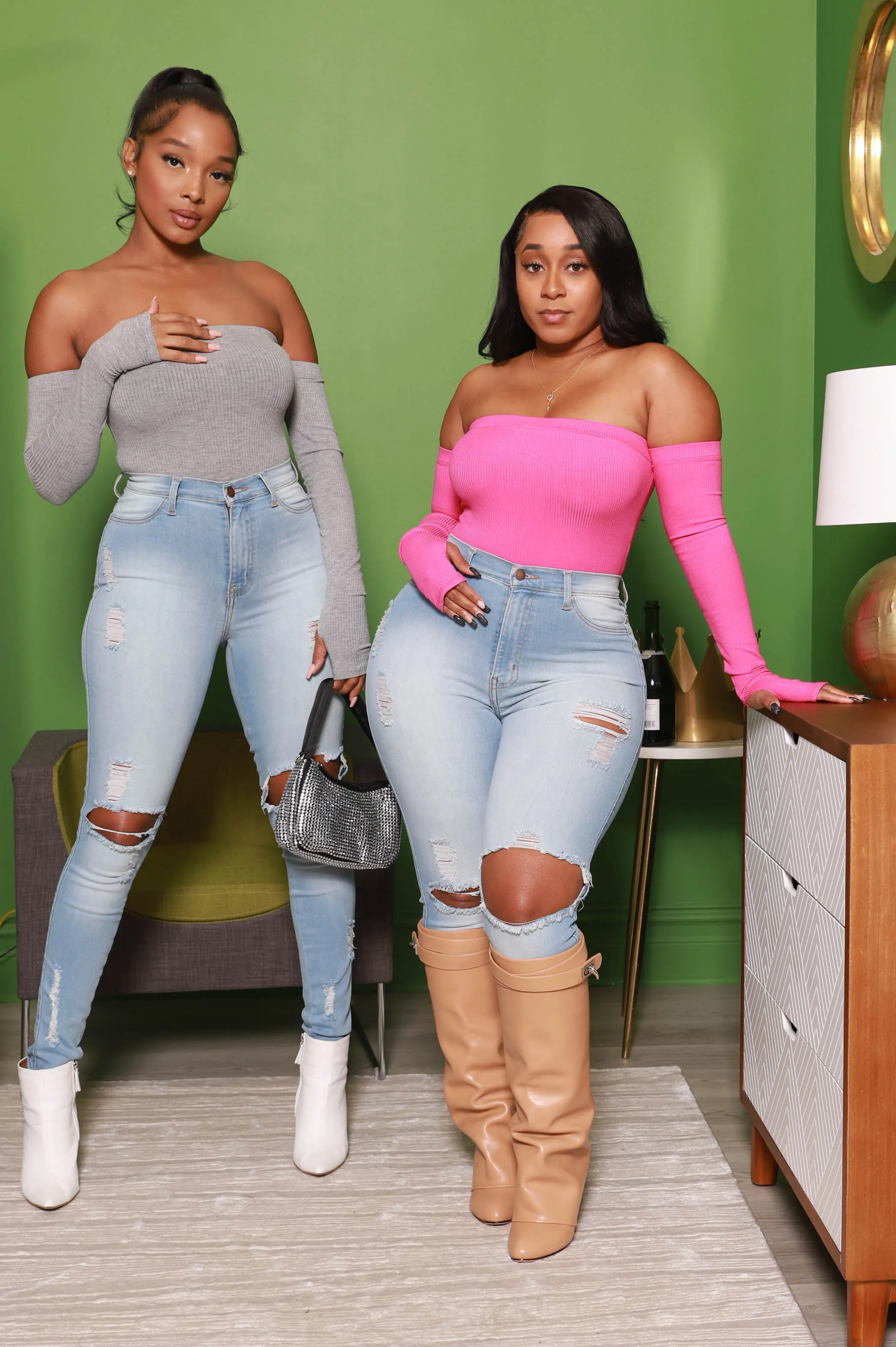 No Excuse Cut Out Bodysuit - Fuchsia sold by Swankaposh product image thumbnail 5