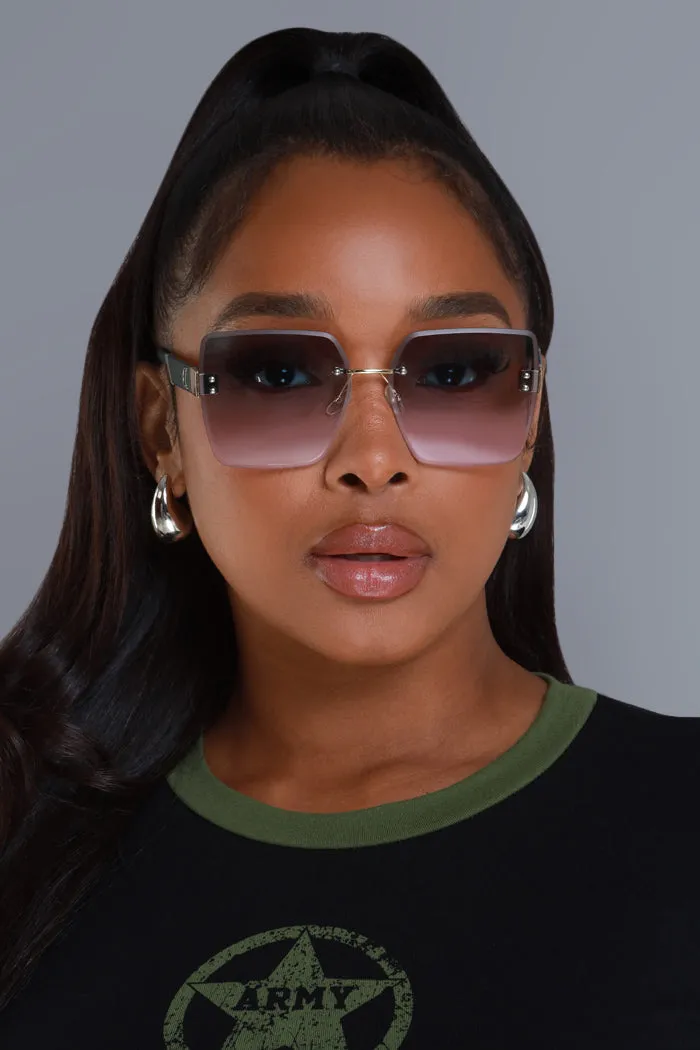 Stay Shady Gradient Sunglasses - Green sold by Swankaposh