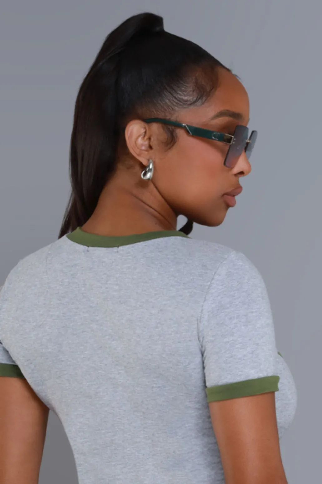 Stay Shady Gradient Sunglasses - Green sold by Swankaposh product image thumbnail 4