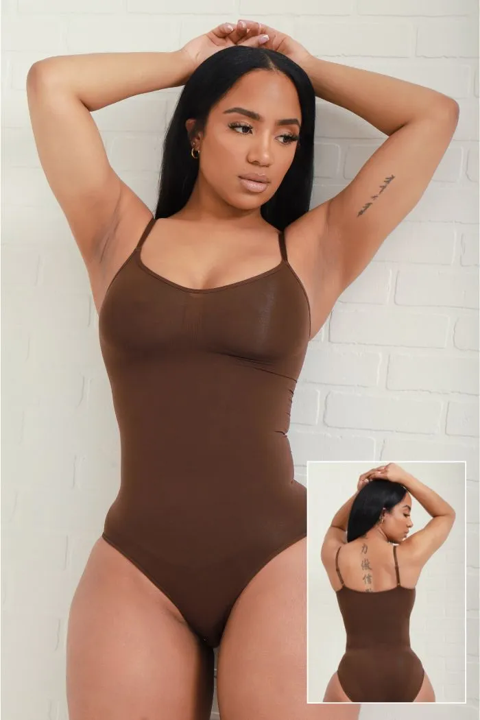 Everyday Essential Seamless Sculpting Body Shaper - Brown No. 195 sold by Swankaposh