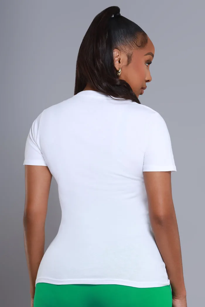 Taurus Season Graphic Print T-Shirt - White/Green sold by Swankaposh product image thumbnail 3