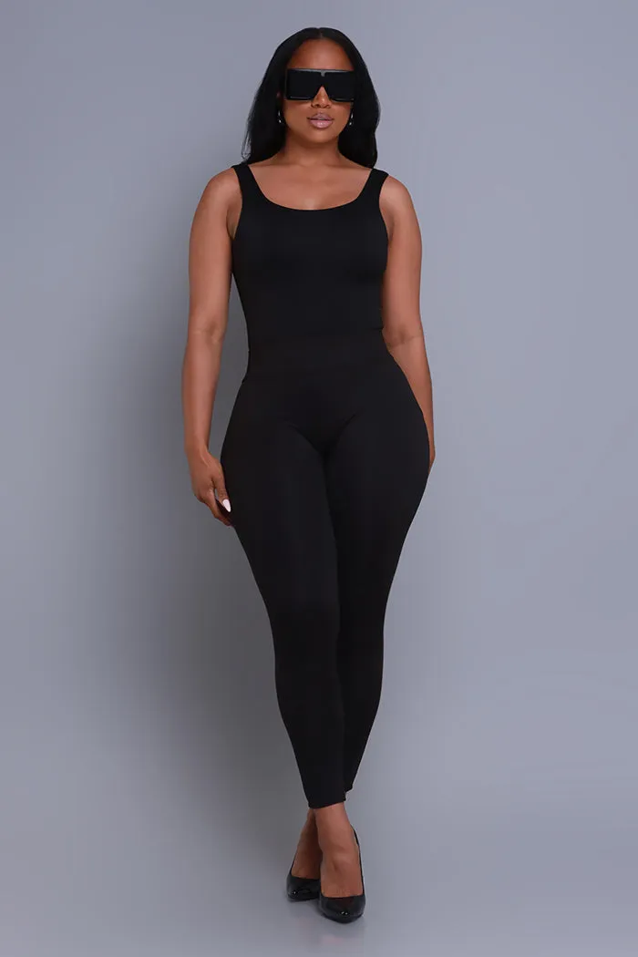 Second Skin Sculpting Sleeveless Bodysuit - Black sold by Swankaposh product image thumbnail 2