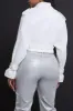 Take The Shot Cropped Denim Jacket - White sold by Swankaposh