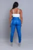 Be Honest Ruched High Waist Pants - Royal Blue Faux Leather Leggings sold by Swankaposh