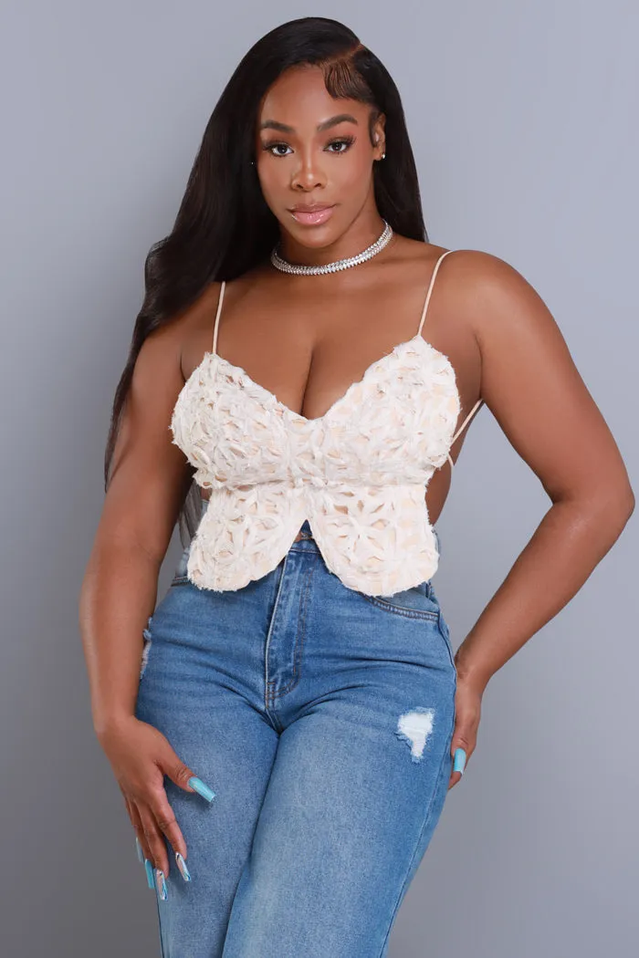 Summer Girls Backless Crop Top - Nude sold by Swankaposh