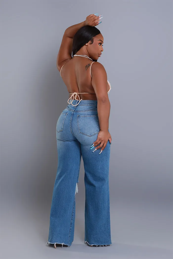 Summer Girls Backless Crop Top - Nude sold by Swankaposh product image thumbnail 3