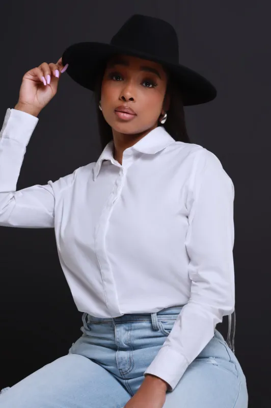 Go Back Faux Wool Fedora - Black sold by Swankaposh
