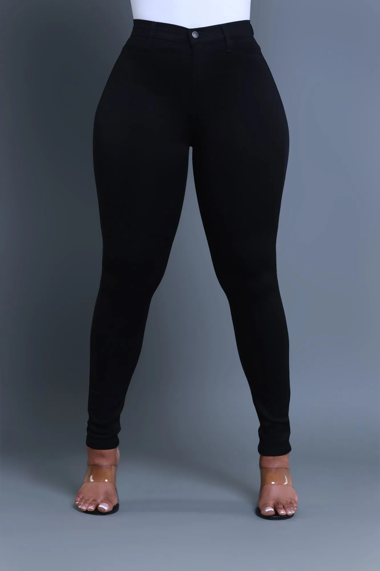 Look Back Butt Lifting High Rise Jeans - Black sold by Swankaposh product image thumbnail 5