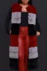 Whisper Soft Sleeveless Faux Fur Vest- Burgundy/Black sold by Swankaposh