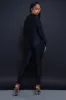 Save Tonight Mock Neck Jumpsuit - Black sold by Swankaposh
