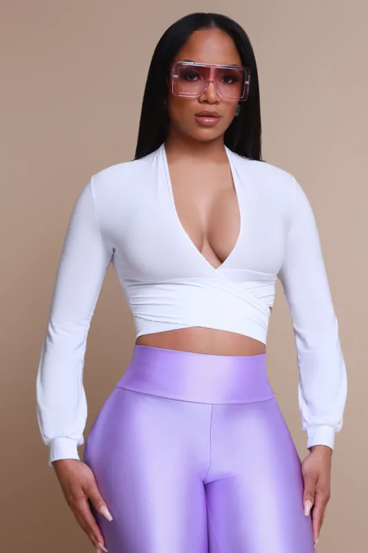 Told You So Multi Way Tie Up Crop Top  - White sold by Swankaposh