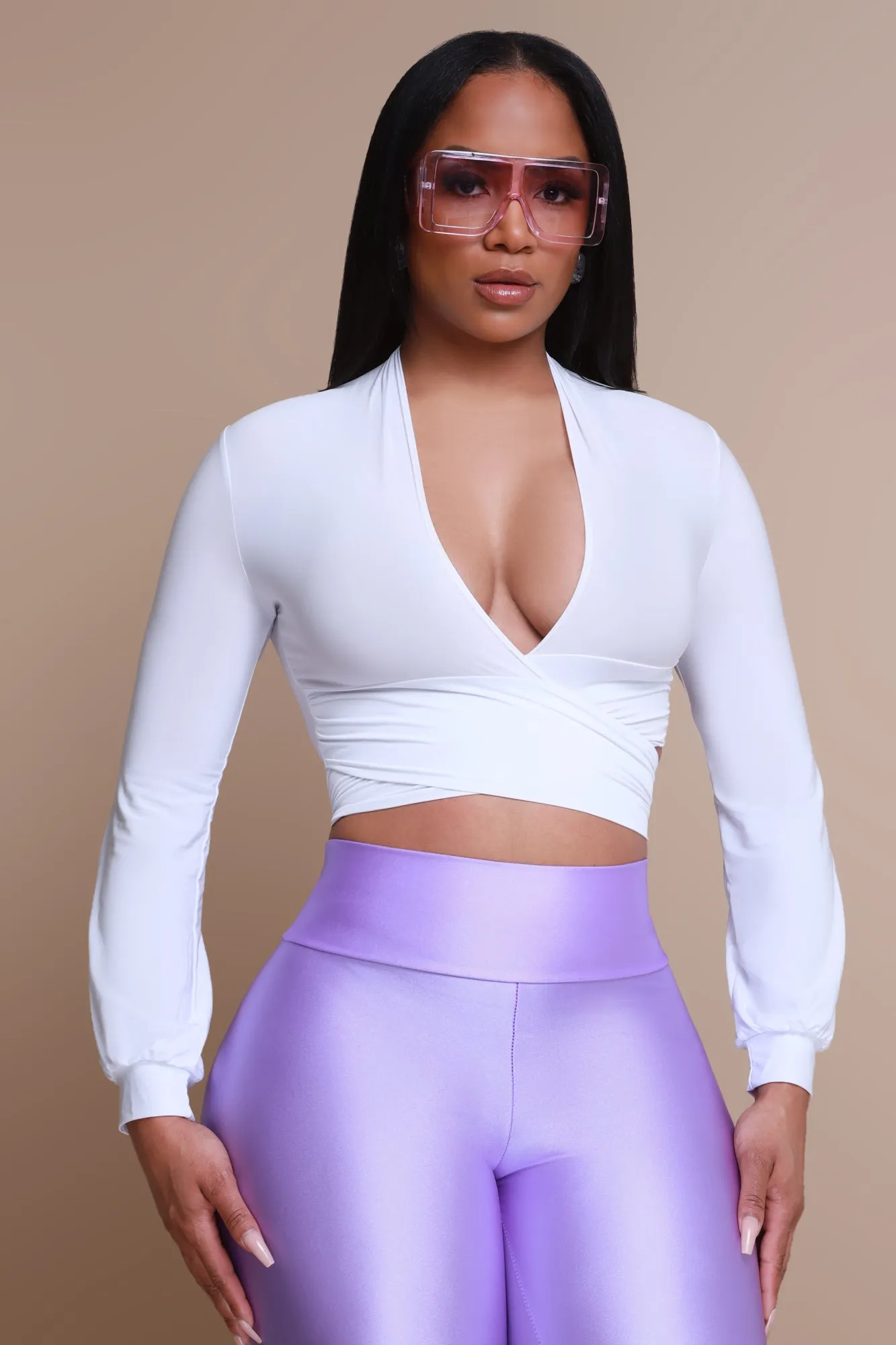Told You So Multi Way Tie Up Crop Top - White sold by Swankaposh